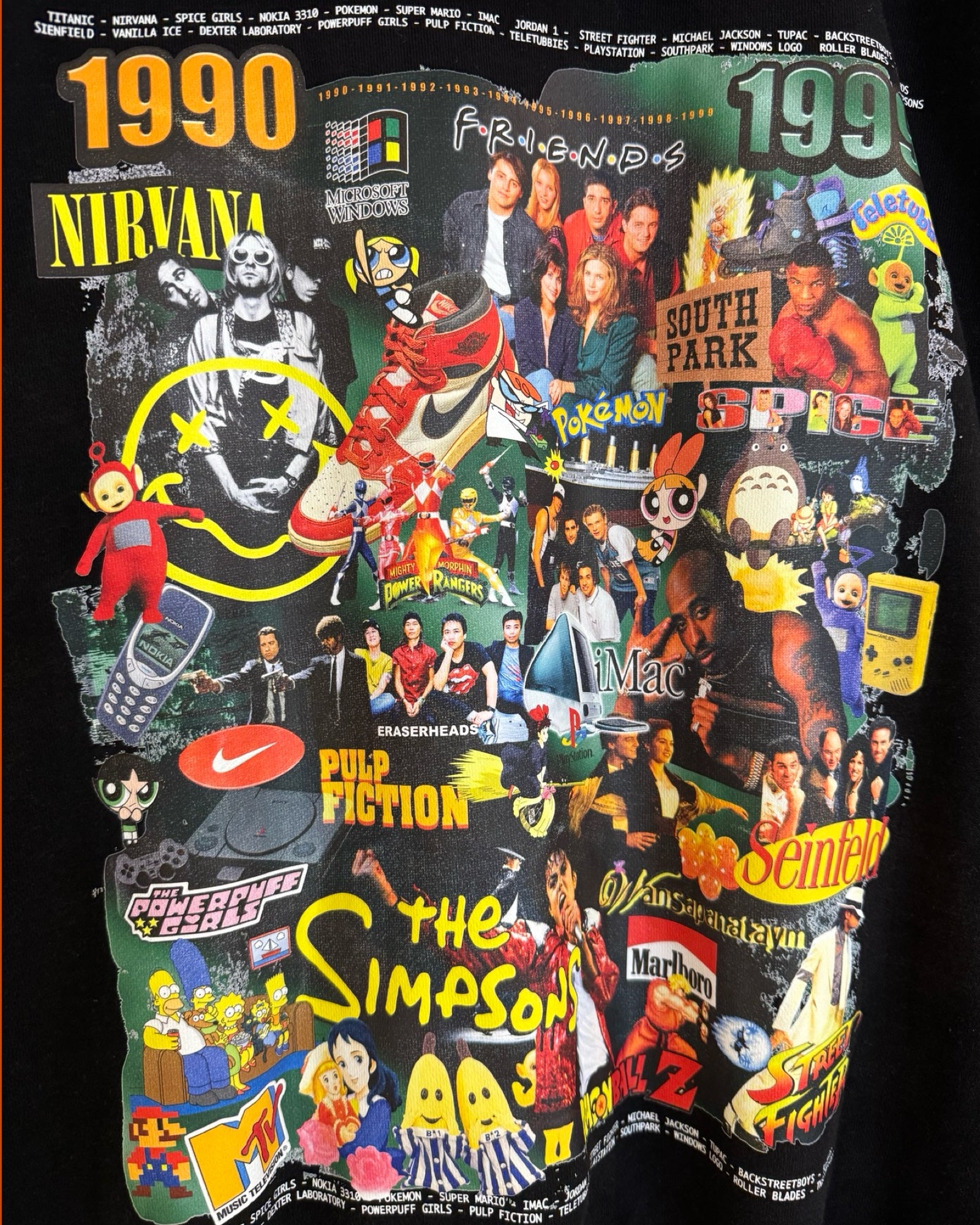 VintageVibe 1990s Nostalgia Hoodie