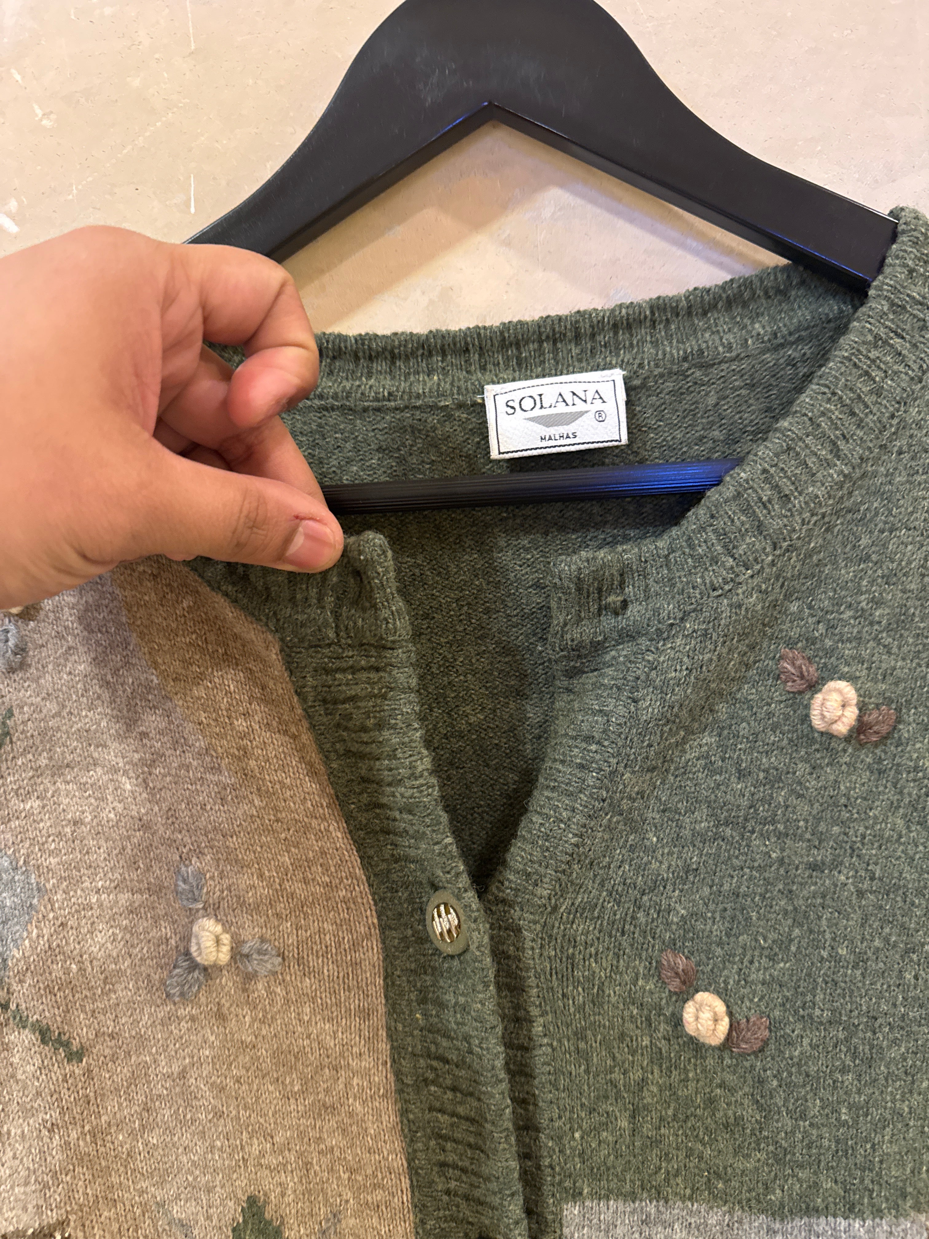 Vntg Solana Knitted Sweater (Large)*