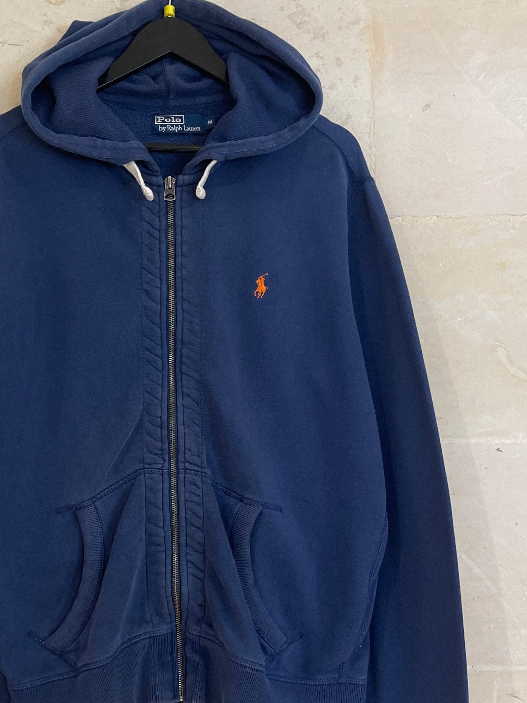 Ralph Lauren Full Zip Hoodie Jacket Navy (Medium)