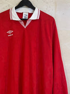 Vntg 1992-94 UMBRO Manchester United Blank LS Shirt(Large)*/ Pull Out