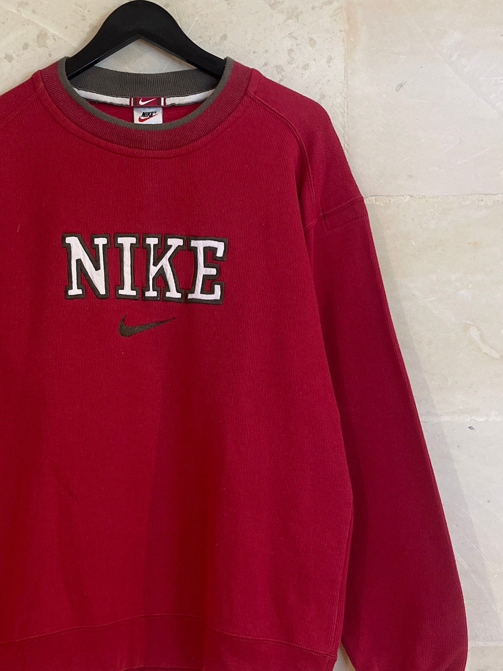 Vntg Nike Mid Spell Out Sweatshirt (Small)