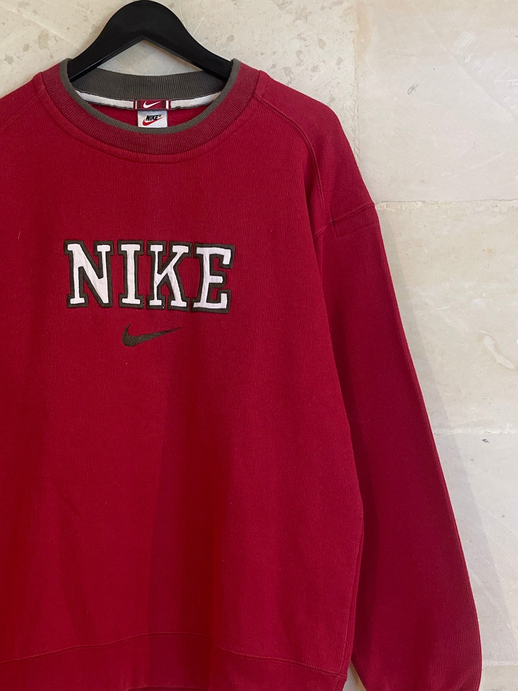 Vntg Nike Mid Spell Out Sweatshirt (Small)