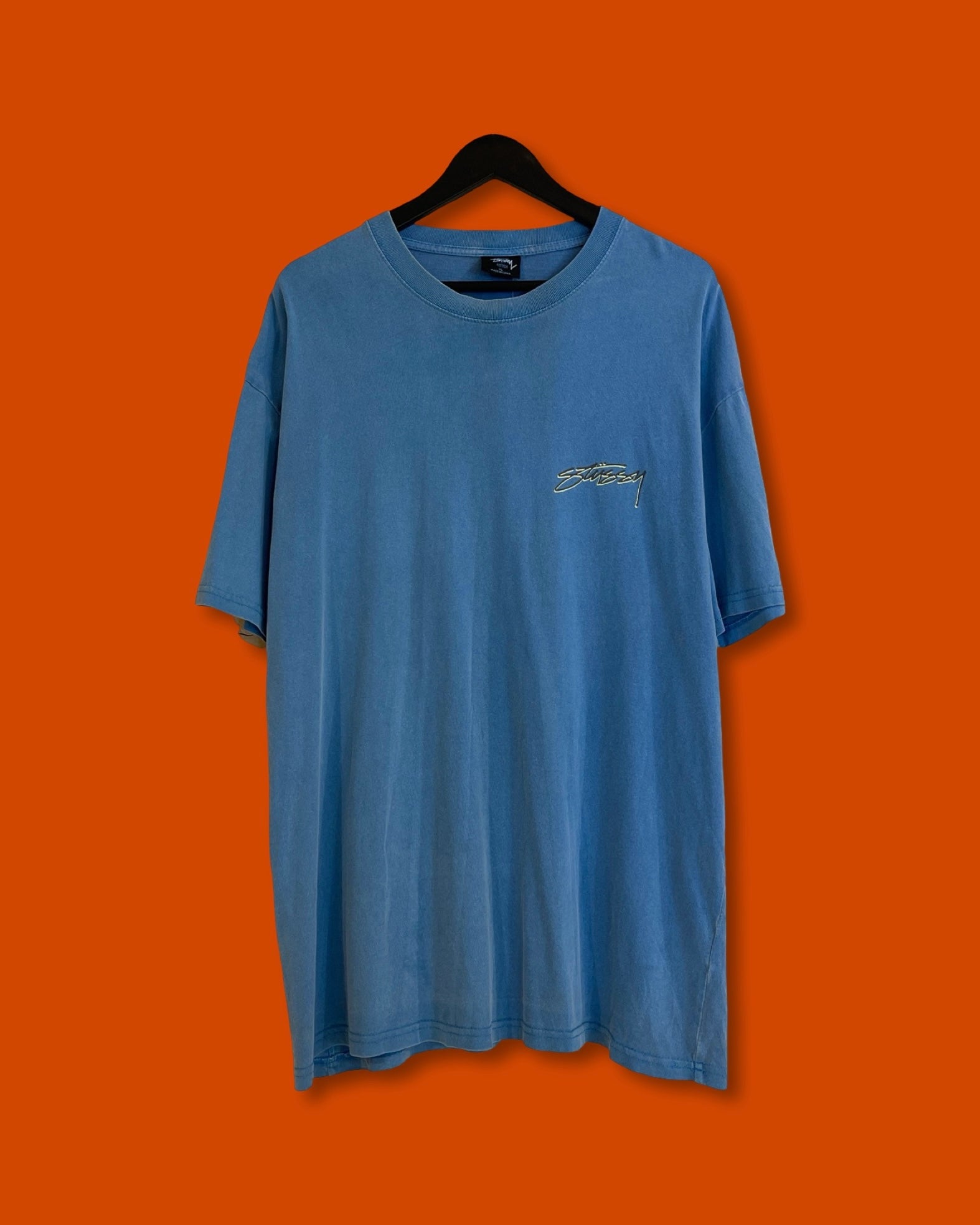 Stussy Side Print Dark Green Tee (XL)