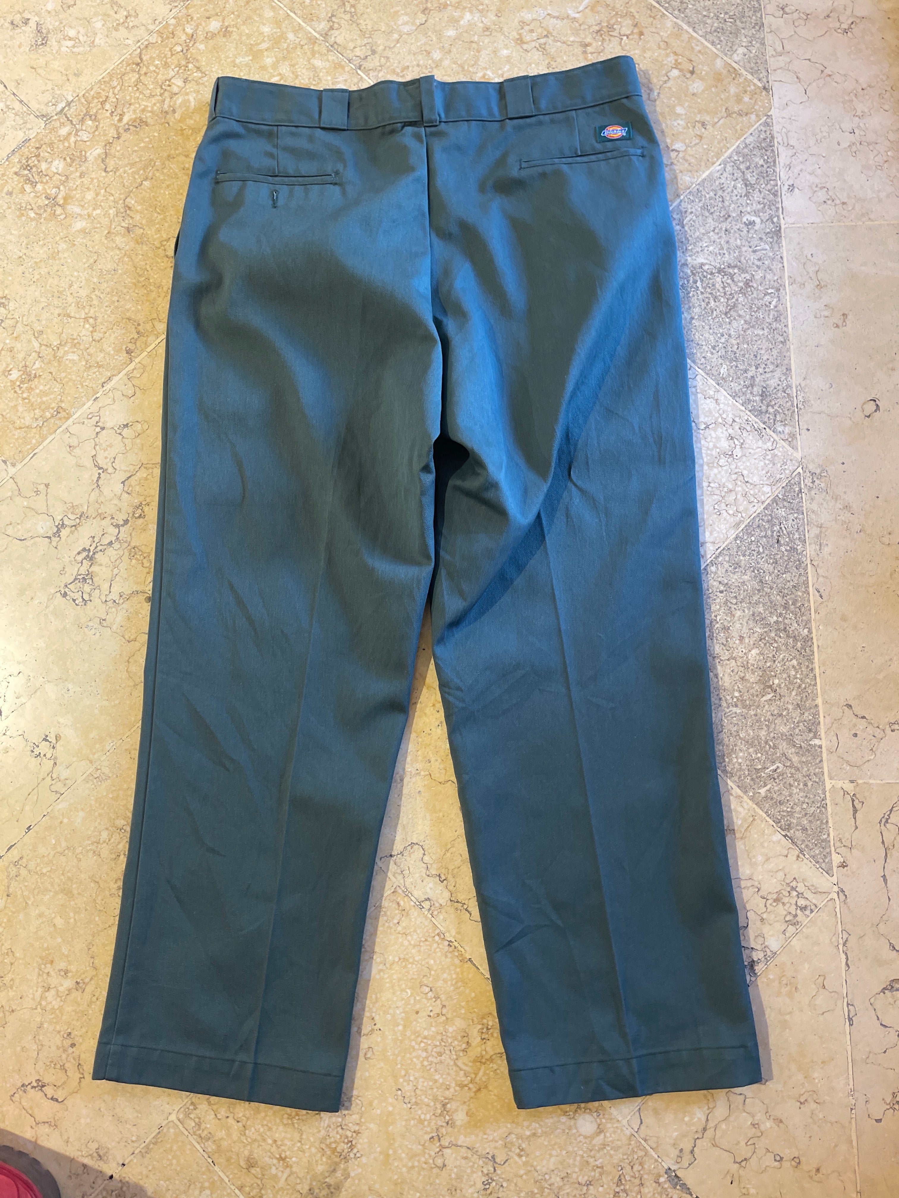 Dickies Tapered Dark Green Chino Pants(38W-42L)