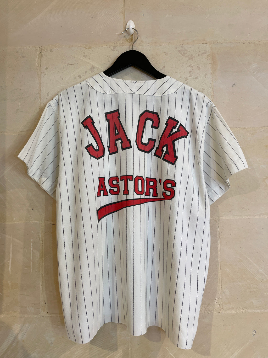 Vntg Jack Astors Baseball Jersey (Large)