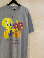 Vntg Tweety Flower Tee (XL)