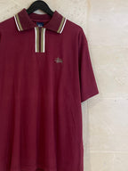 Vntg QZip Polo Stussy (Large)
