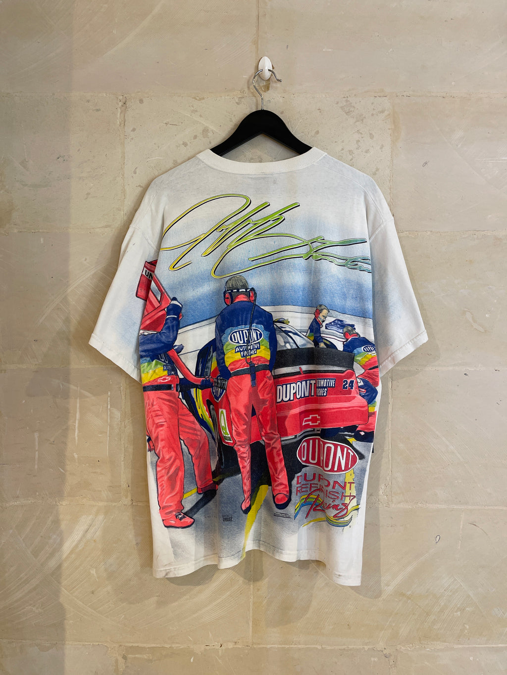 Vntg Jeff Gordon DuPont Racing Tee (Large)*