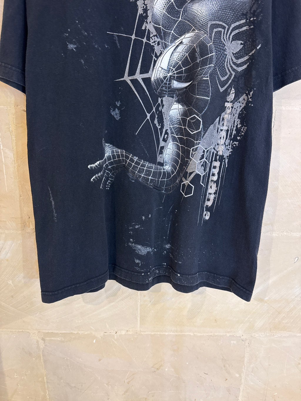 Vntg Black Spiderman 3 Movie Tee ( Large)