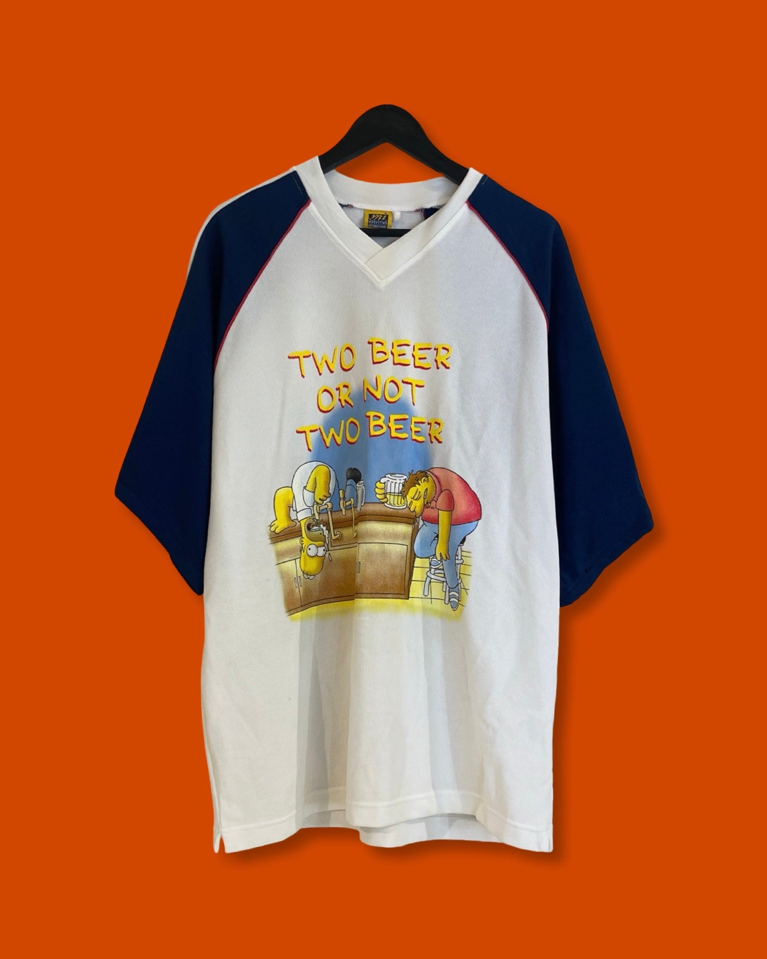 Vntg Two Beer Or Not Jersey (XL)