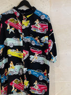 Vntg Lady In Car AOP Shirt (Large)