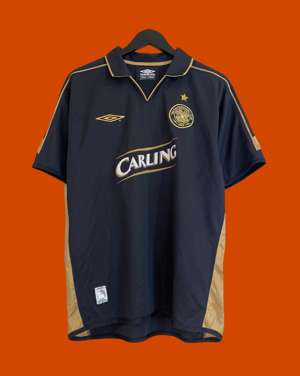 2003-04 Celtic FC UMBRO Away Shirt (Fits Medium)*/ Pull Out