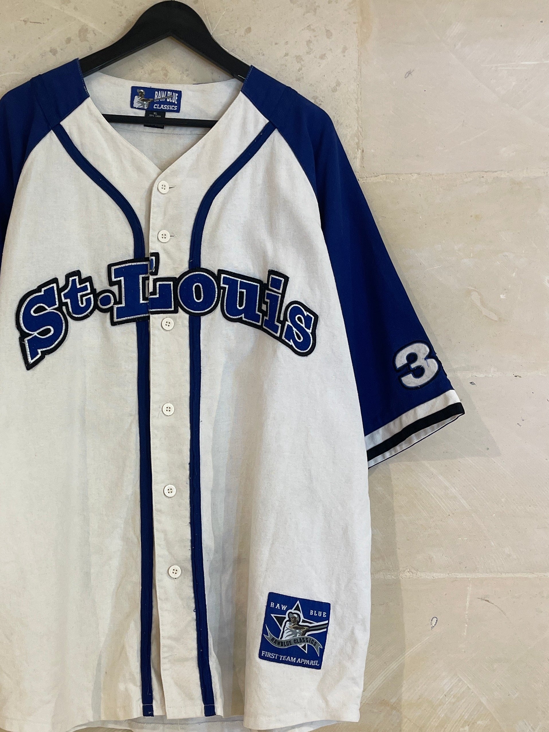 Vntg St.Louise Baseball Jersey Tee (XL)