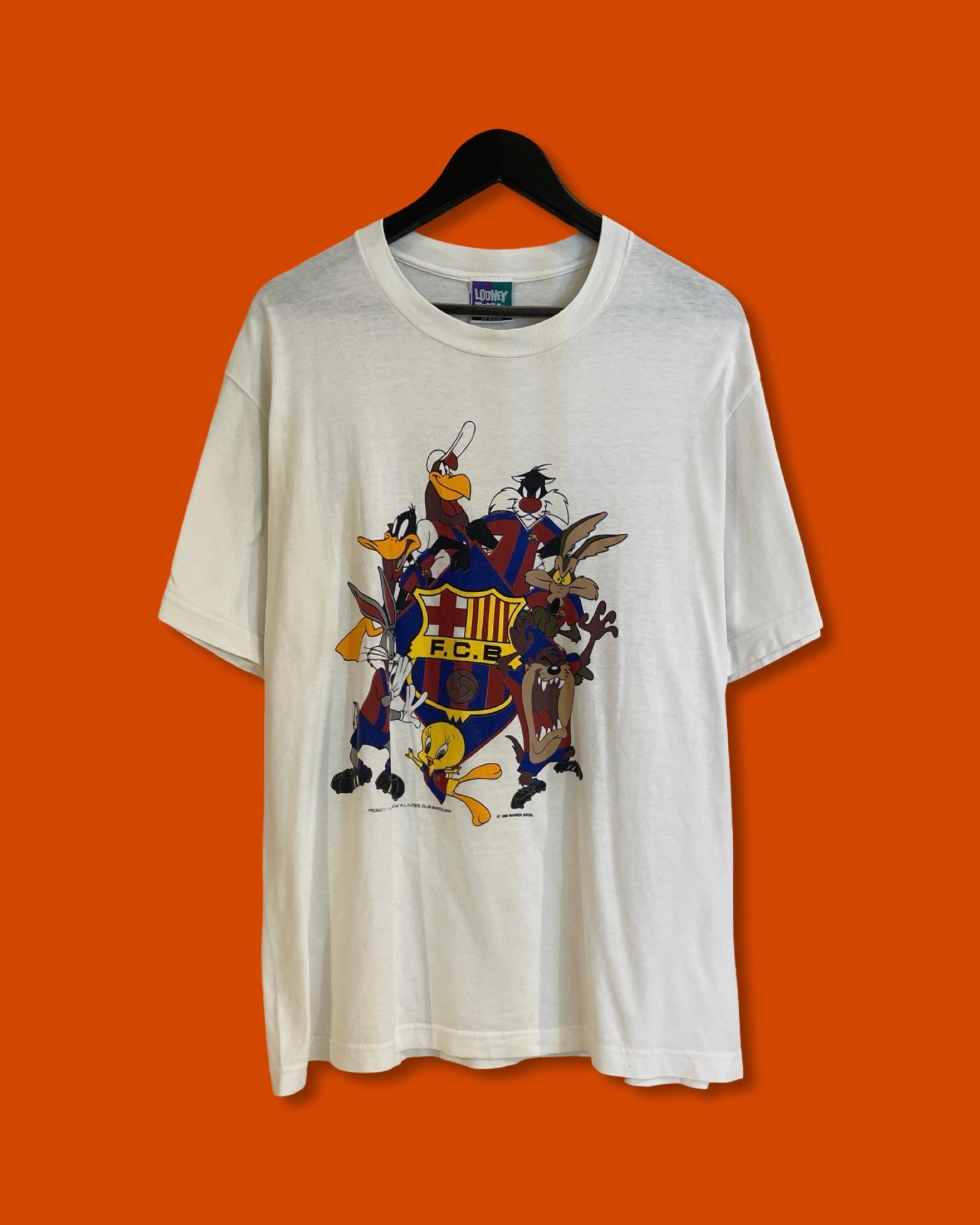 Vntg 1996 FCB X Looney Tunes Tee (Large)