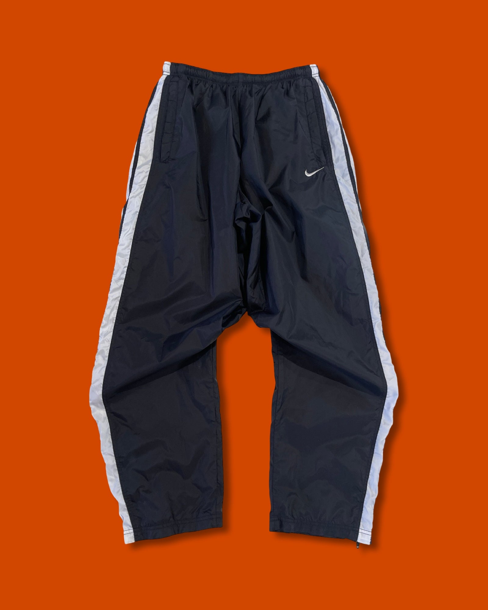 Nike Y2K White/Black Track Pants (Large)*