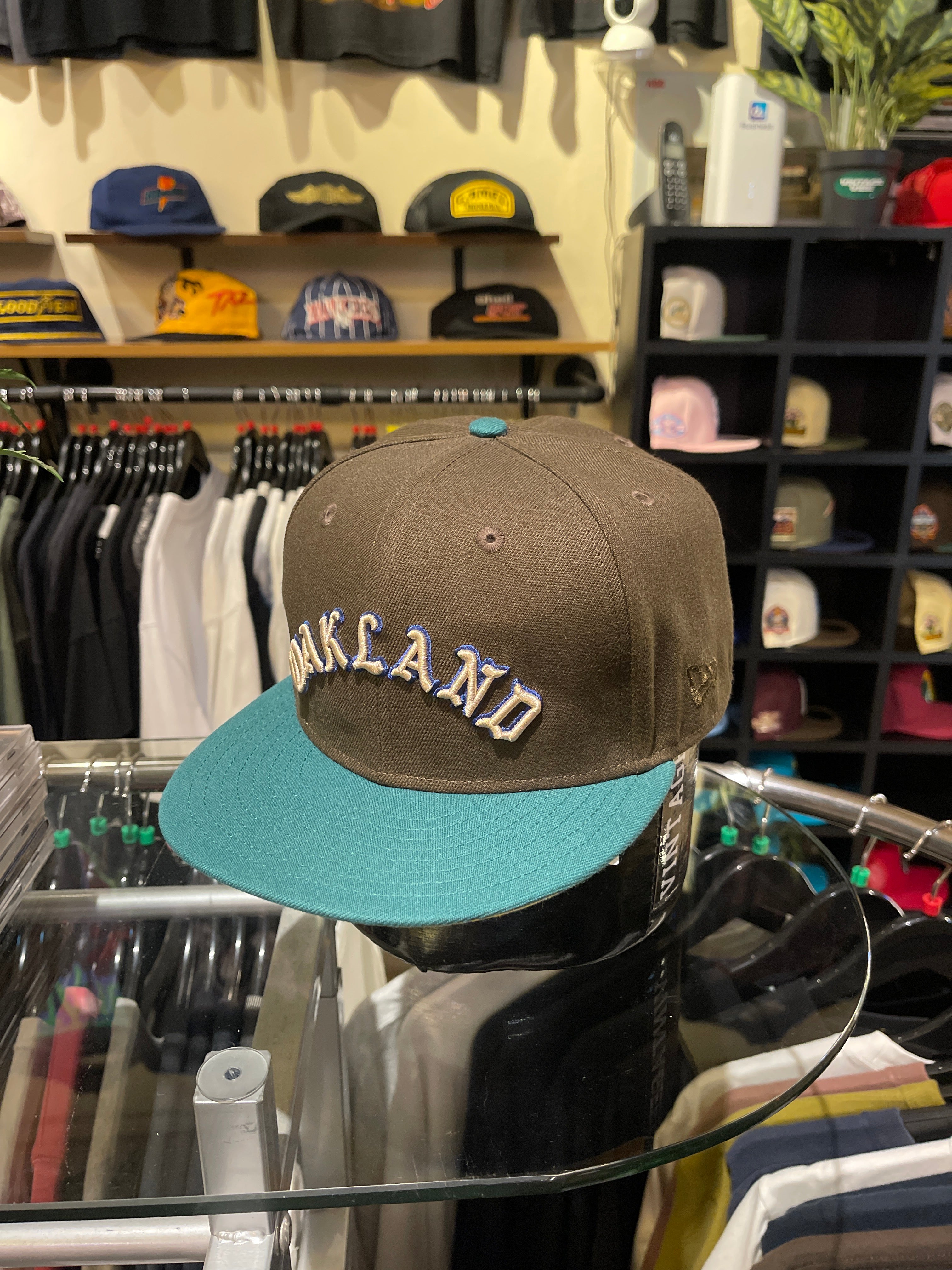 Brand New O.Athletics Closed Cap Choco-Green (size 7 5/8)