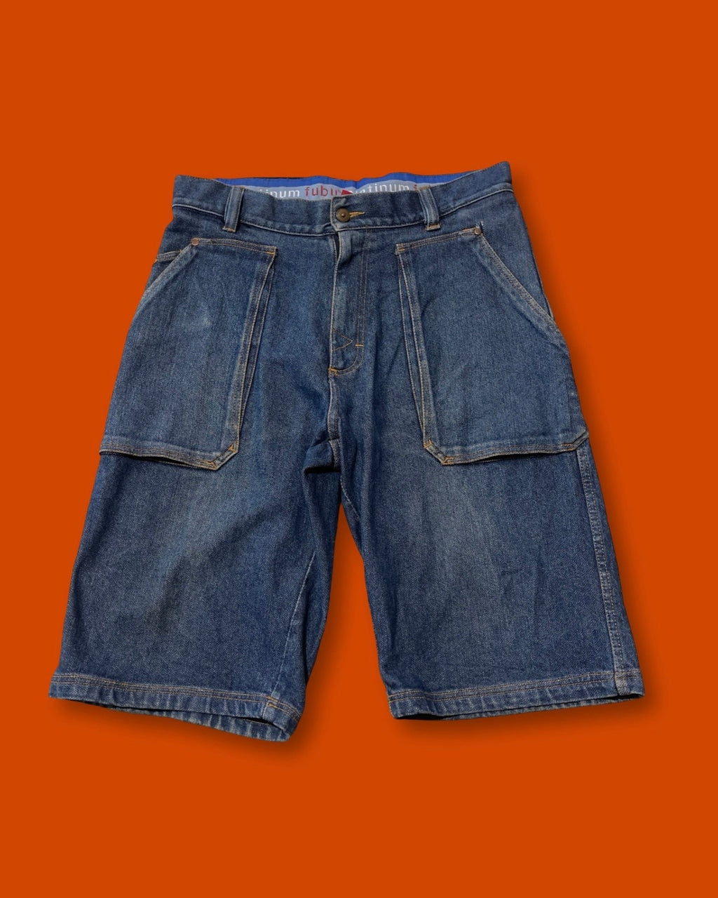 FUBU Platinum Fatboy Jorts Y2K*