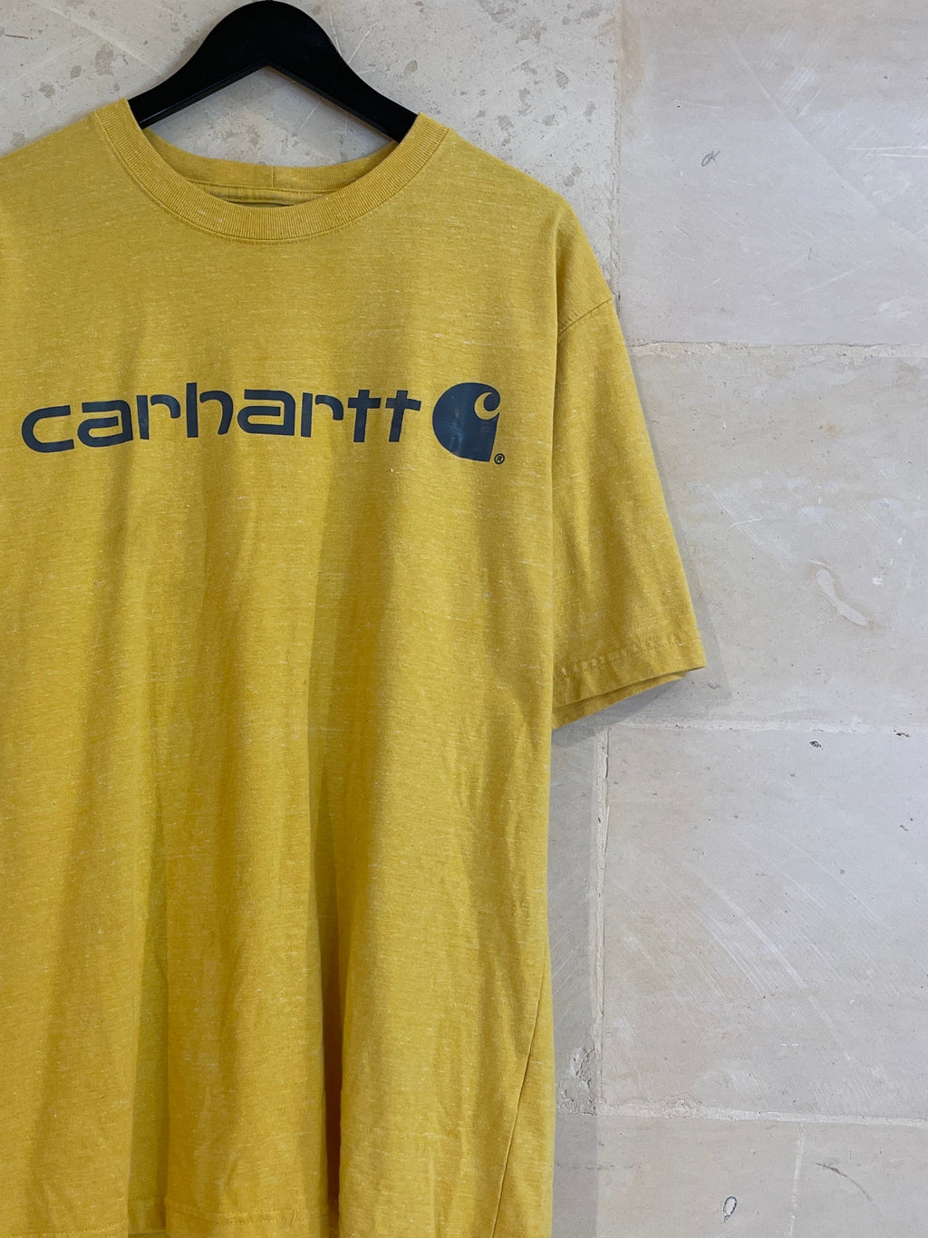 Carhartt Spell Out Yellow Tee (Medium)