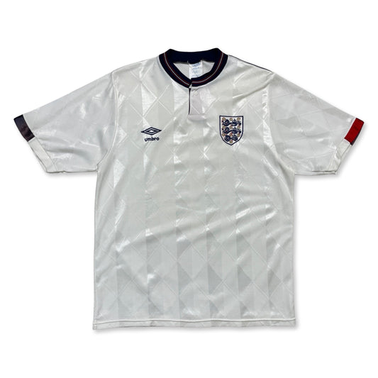 1987-89 England Umbro Shirt (Large) very tiny dot stain