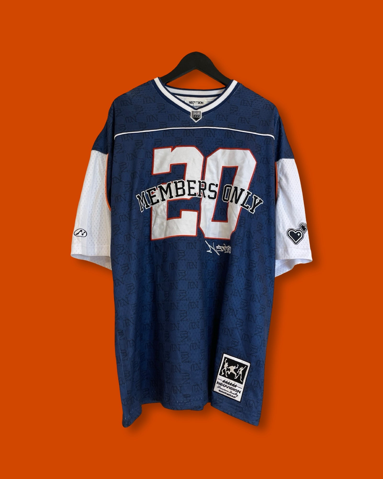 Neon Vision Hockey Jersey Navy (XXL) / SS