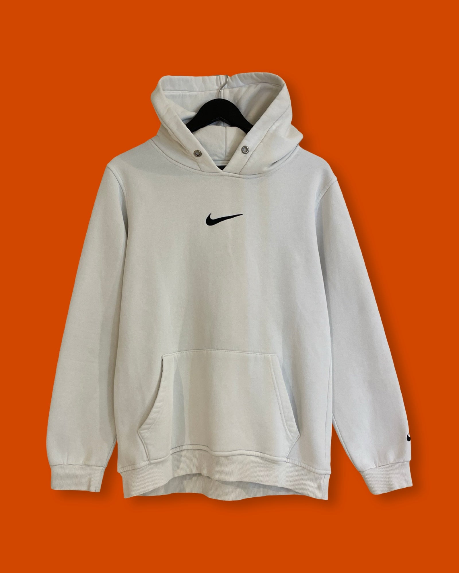 Nike Center Swoosh White Hoodie Jacket (Fits Medium)*