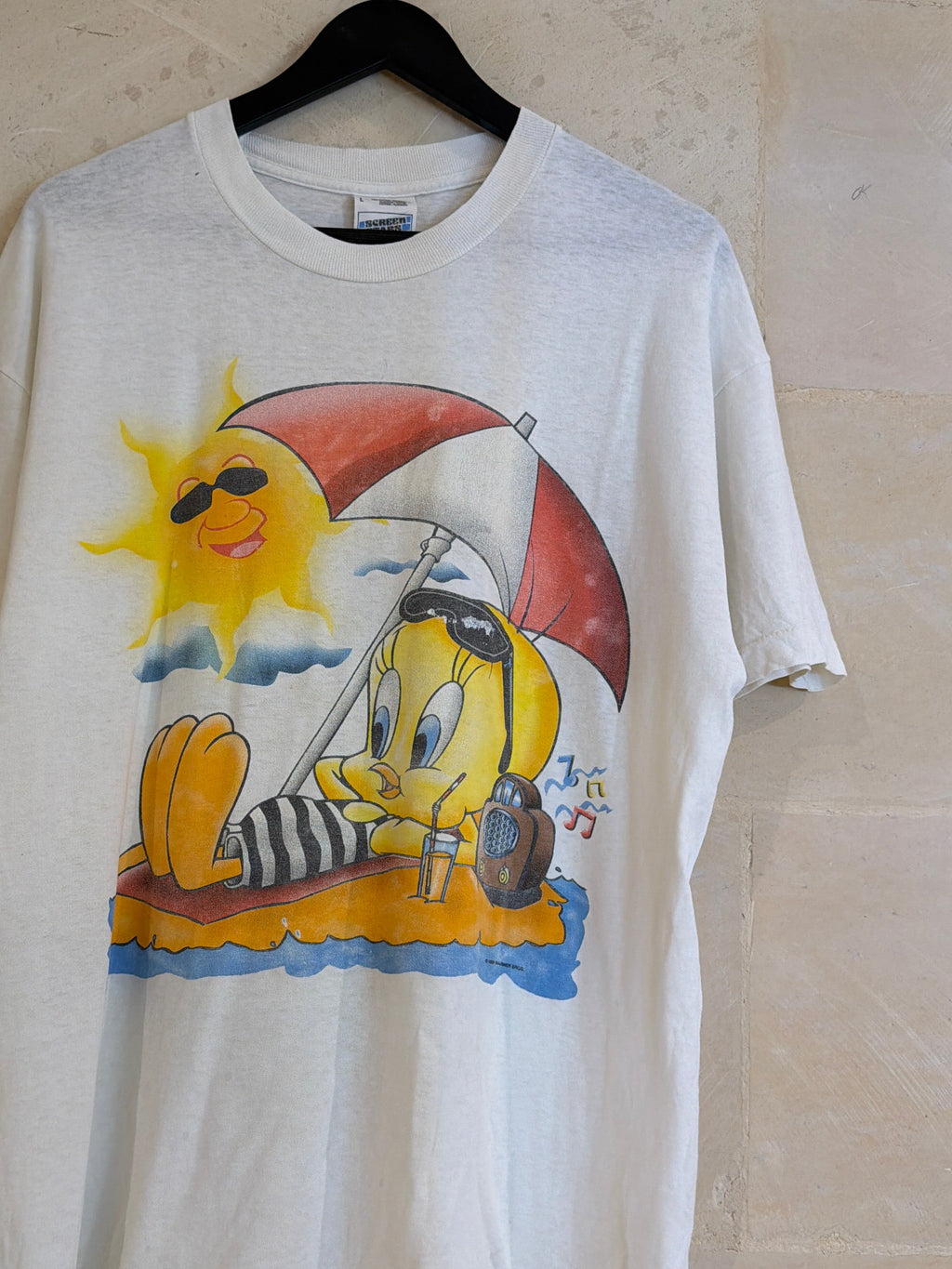 Vntg Sunny Summer Tweety Bird Tee (Large)/SS