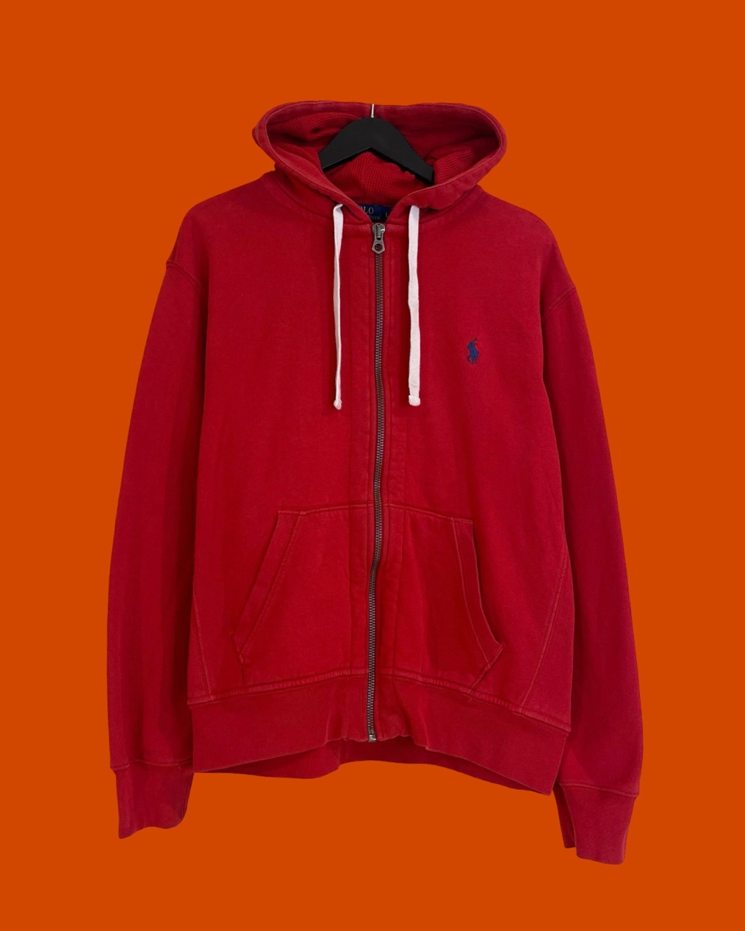 Ralph Lauren Hoodie Jacket Red (Large)*