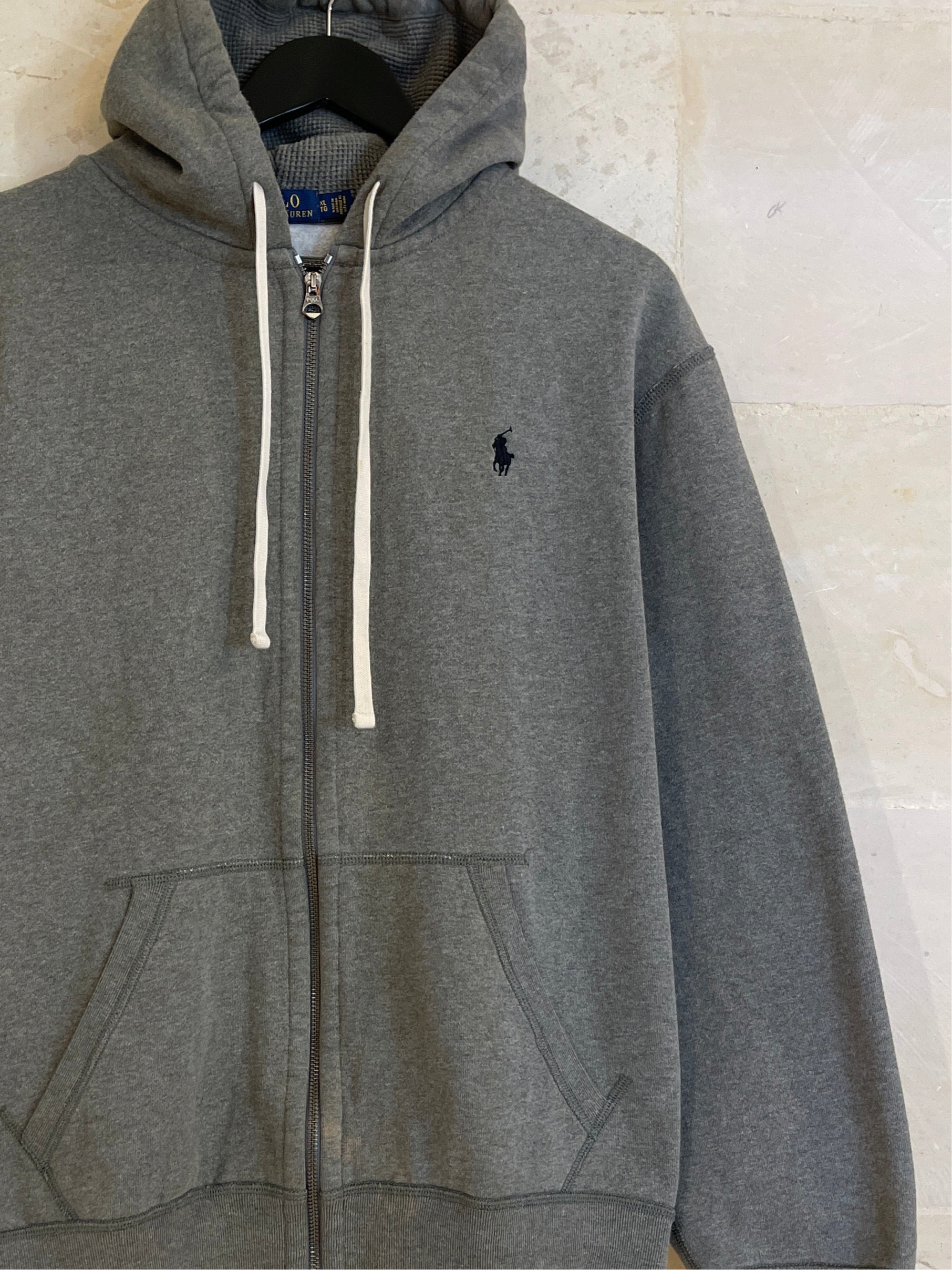 Polo Ralph Lauren Full Zip Hoodie Jacket Gray (XL)