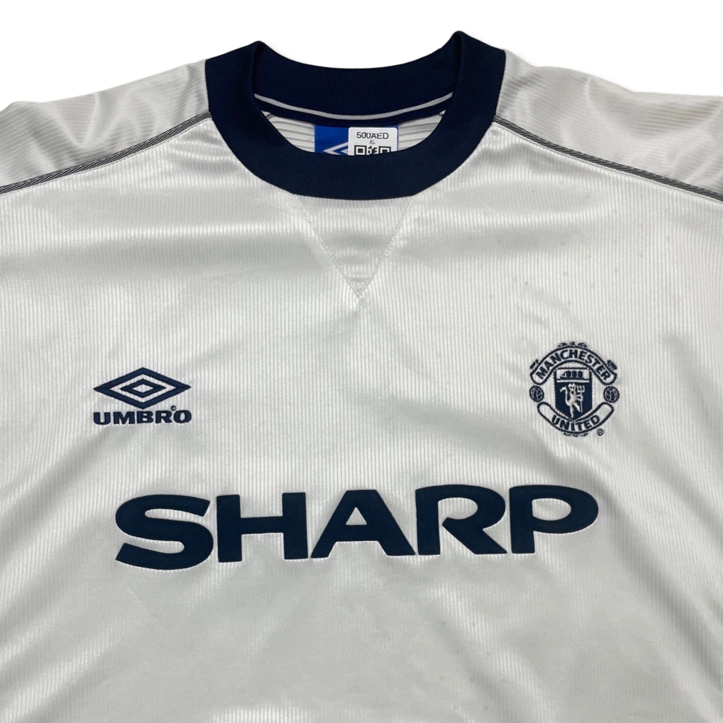 1999-00 Manchester United Umbro Shirt (XL) *signed*