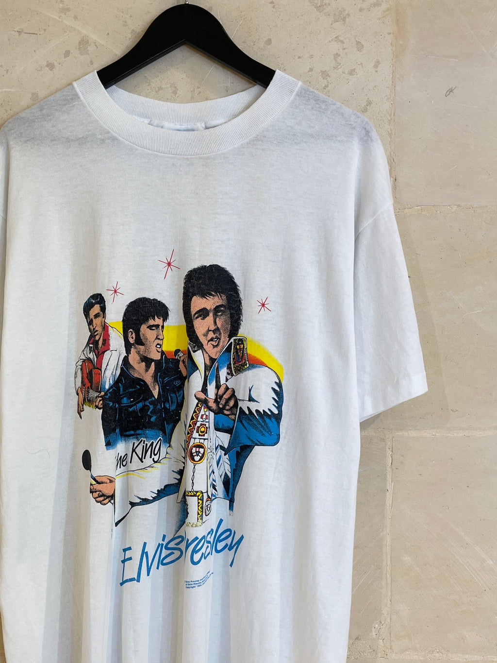 Vntg 1986 Elvis Tee (XL)