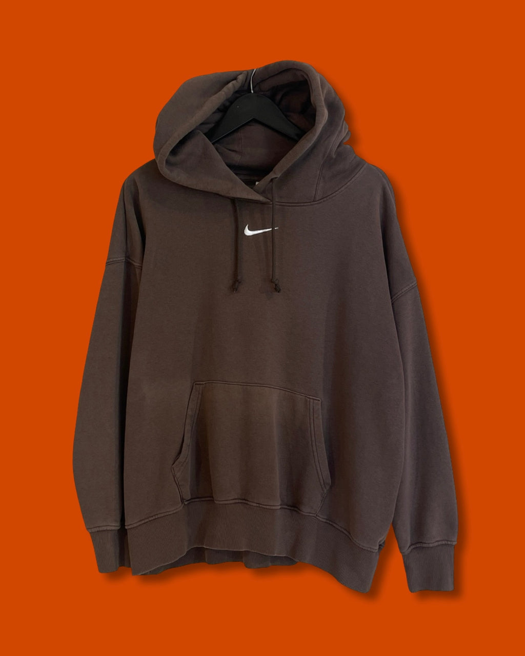 Nike Choco Brown Mis Swoosh Hoodie Jacket (Medium)*
