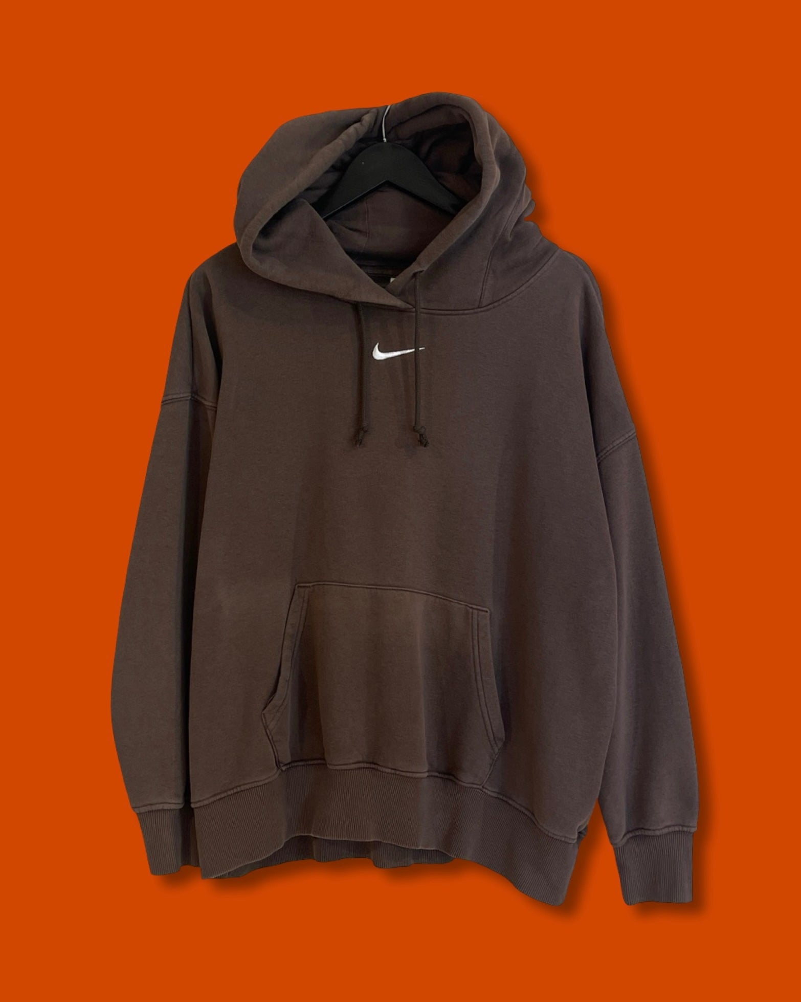 Nike Choco Brown Mis Swoosh Hoodie Jacket (Medium)*