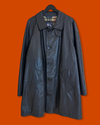 Vntg Burberry Leather Jacket (XL)