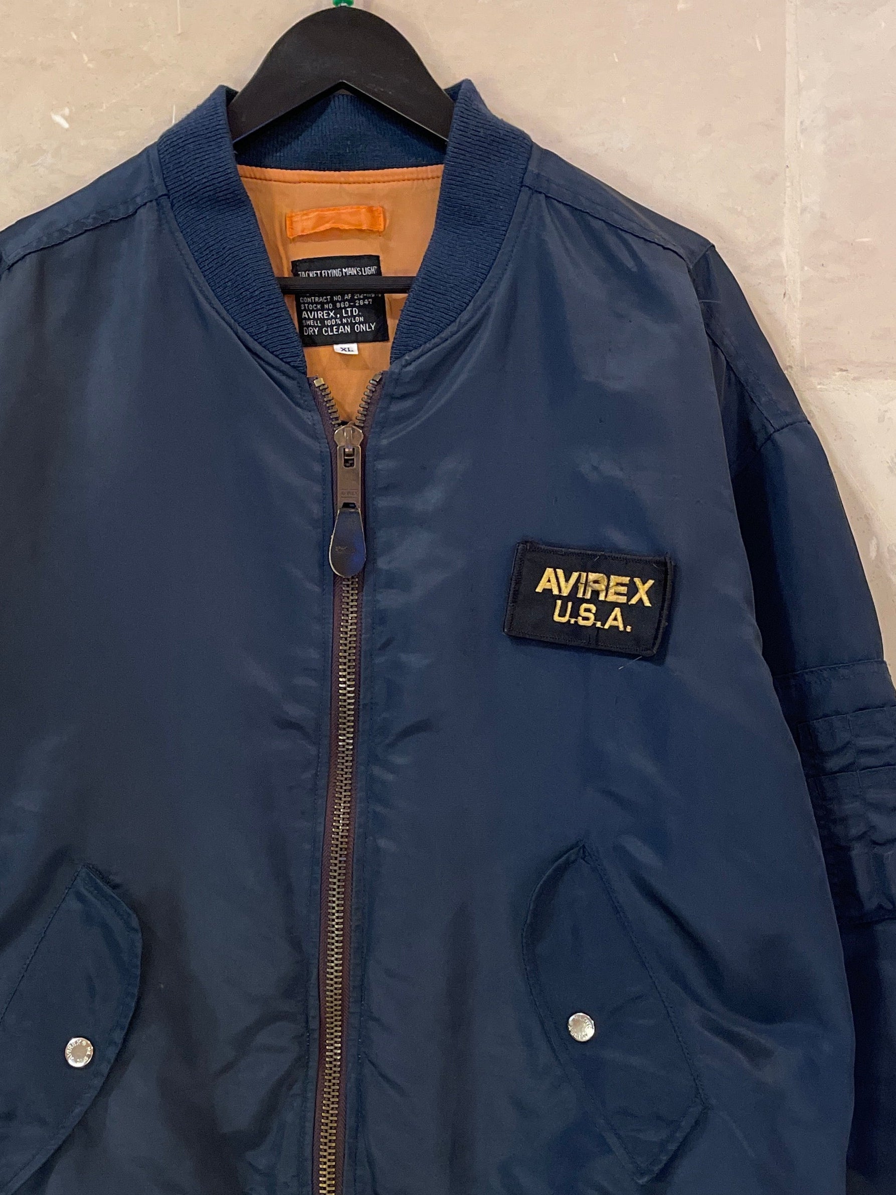 Vntg Avirex Bomber Jacket (XL)