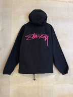 Stussy Black Hoodie Jacket (Medium)