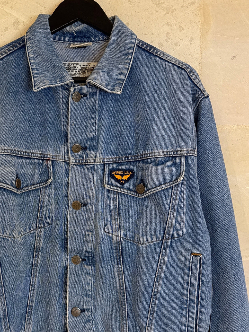 Vntg Avirex Denim Jacket (Medium)