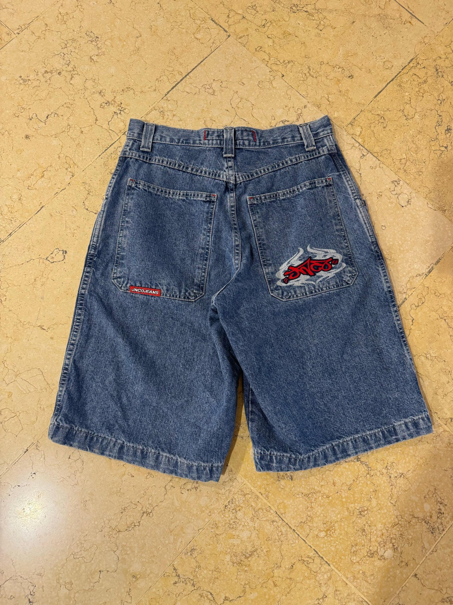 Vtg JNCO Buddha Jorts (W30/L24)