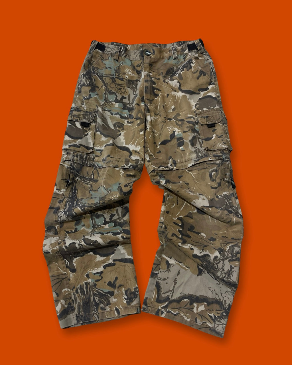 Random Real Tree 2 Side Pocket Cargo Pants (32W-42L)