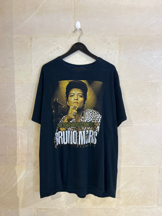 Bruno Mars 24K Tour Tee (XL) Pin hole