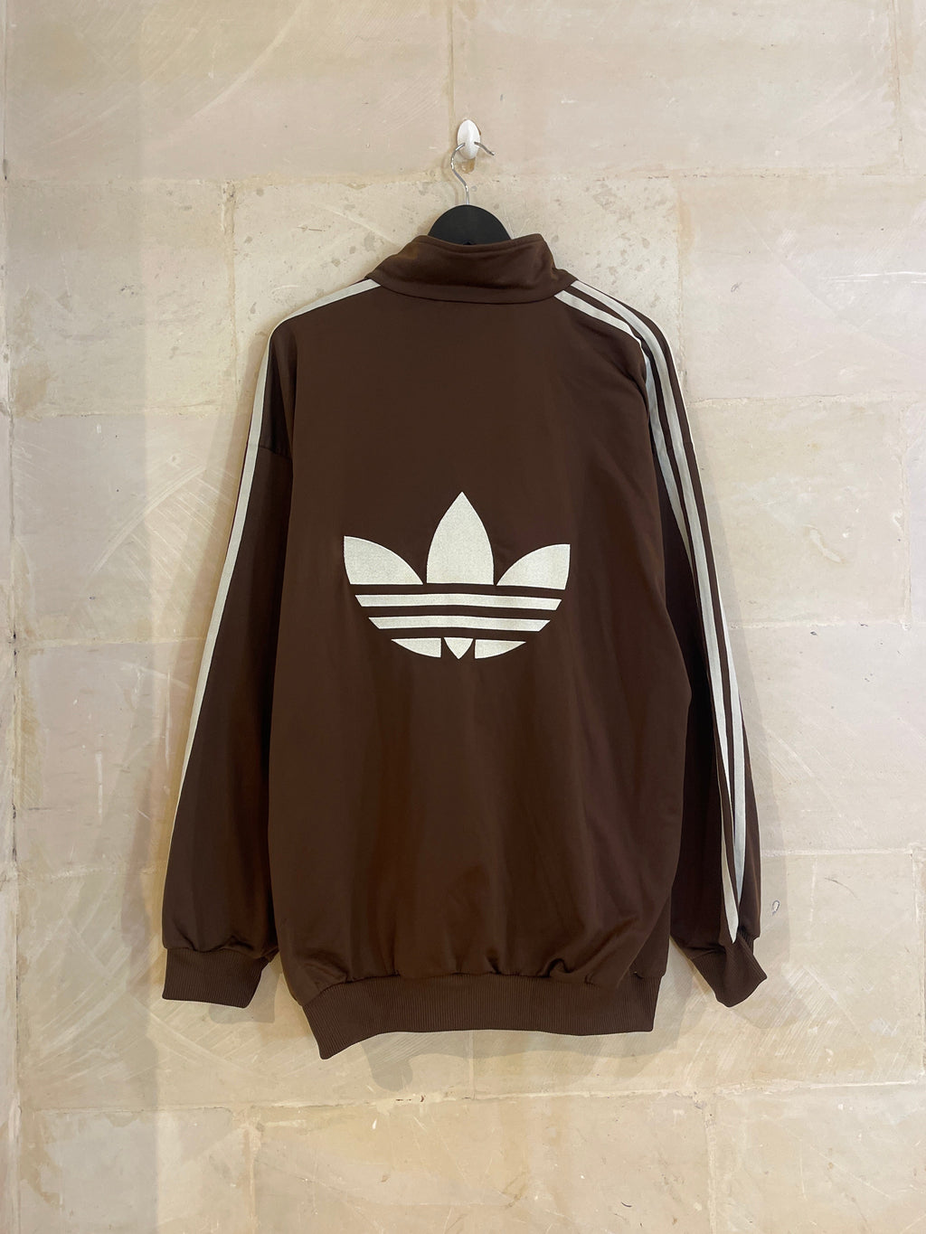 Adidas Firebird Choco-Brown Track Jacket (XL)