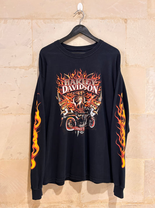 Harley Davidson Flames LS (Large)