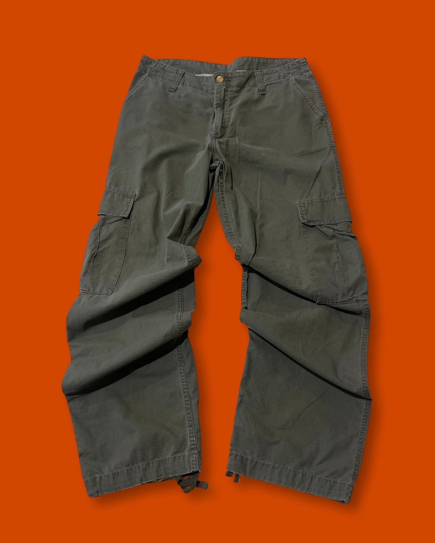 Carhartt Cargo Dark Green Pants (30W-42L)