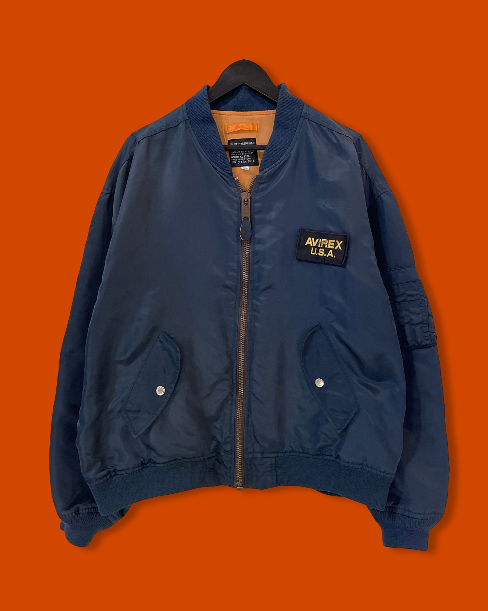 Vntg Avirex Bomber Jacket (XL)