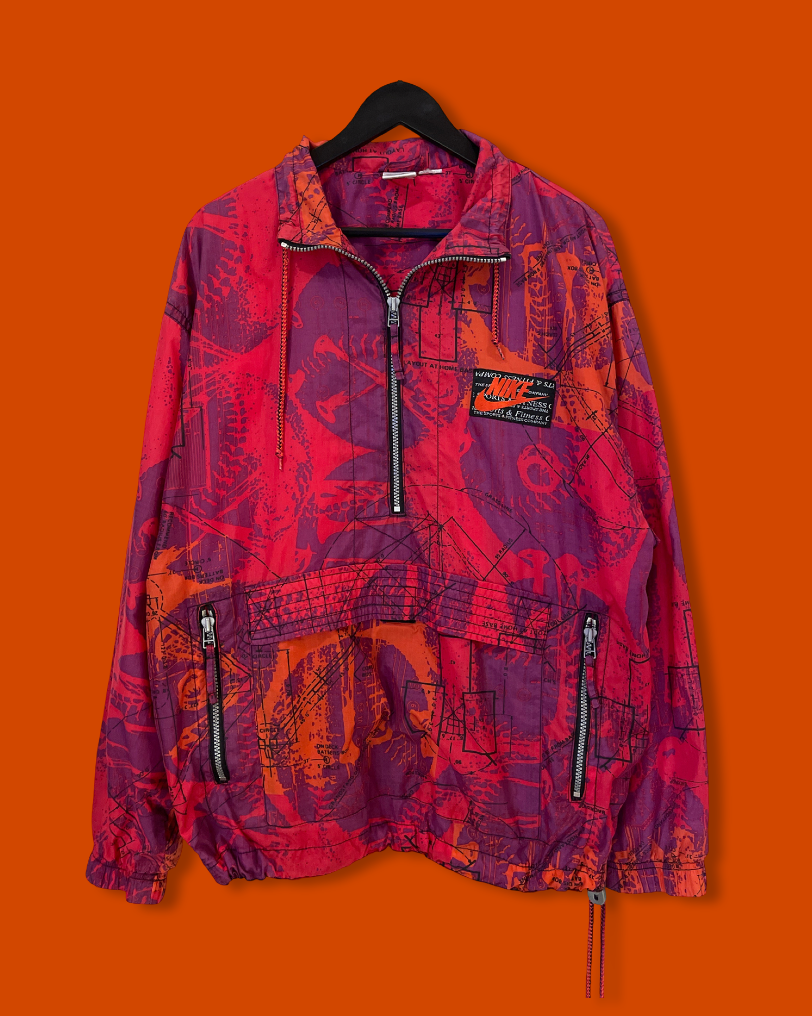 Vntg Multi Color Windbreaker (XL)