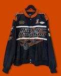 Vntg Harley Davidson Racing Jacket (XXL)