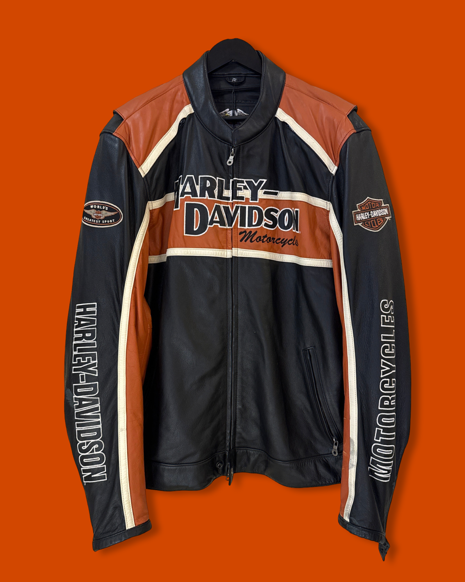 Harley Davidson Leather Jacket (XXL)