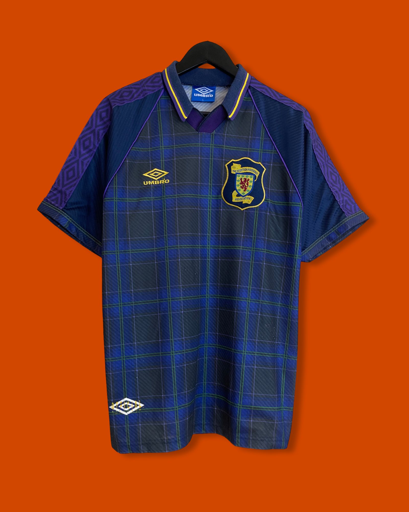 Vntg 1994-96 Scotland Home Shirt (Large)
