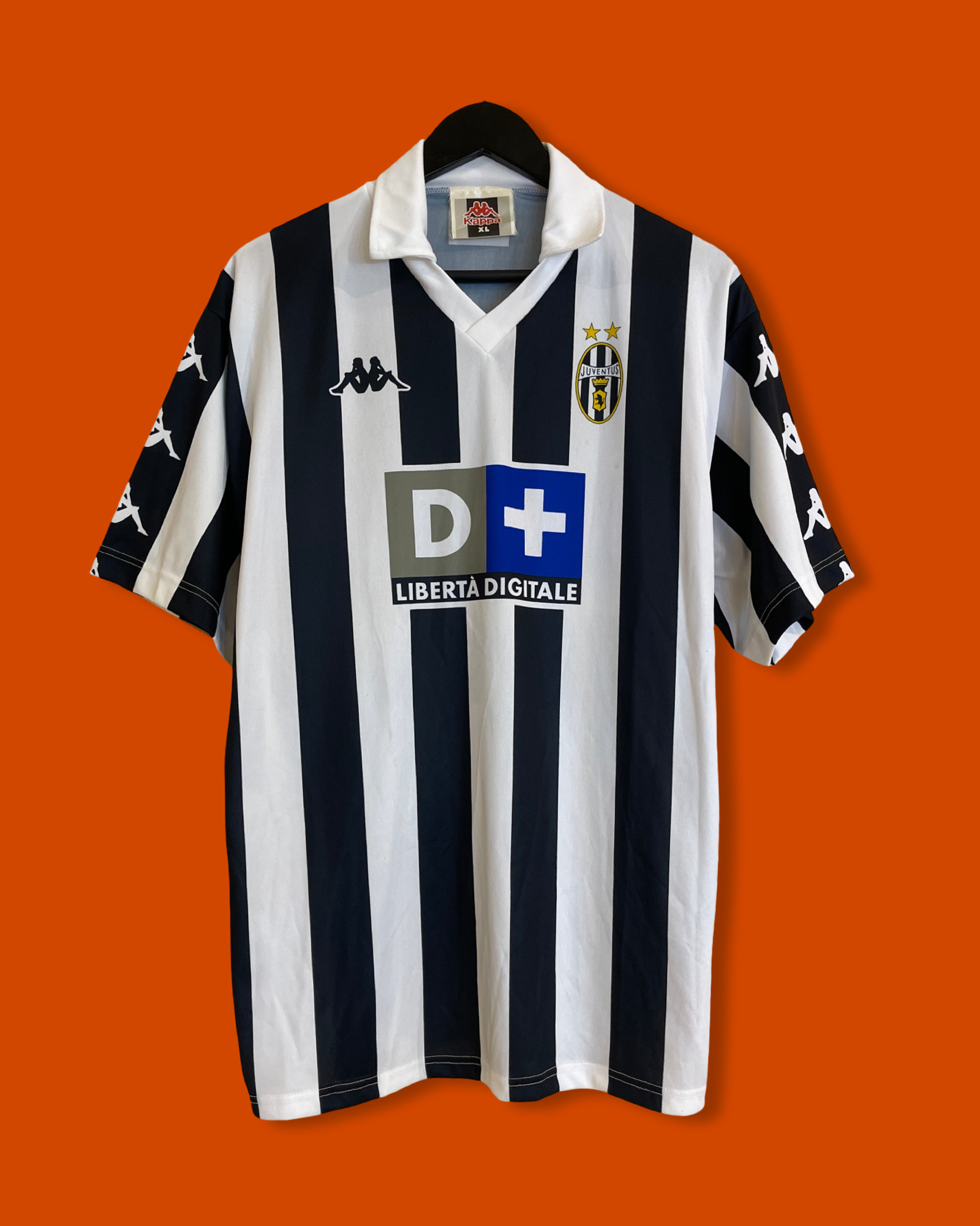 Vntg 1999-00 Kappa Juventus Home Shirt (XL)
