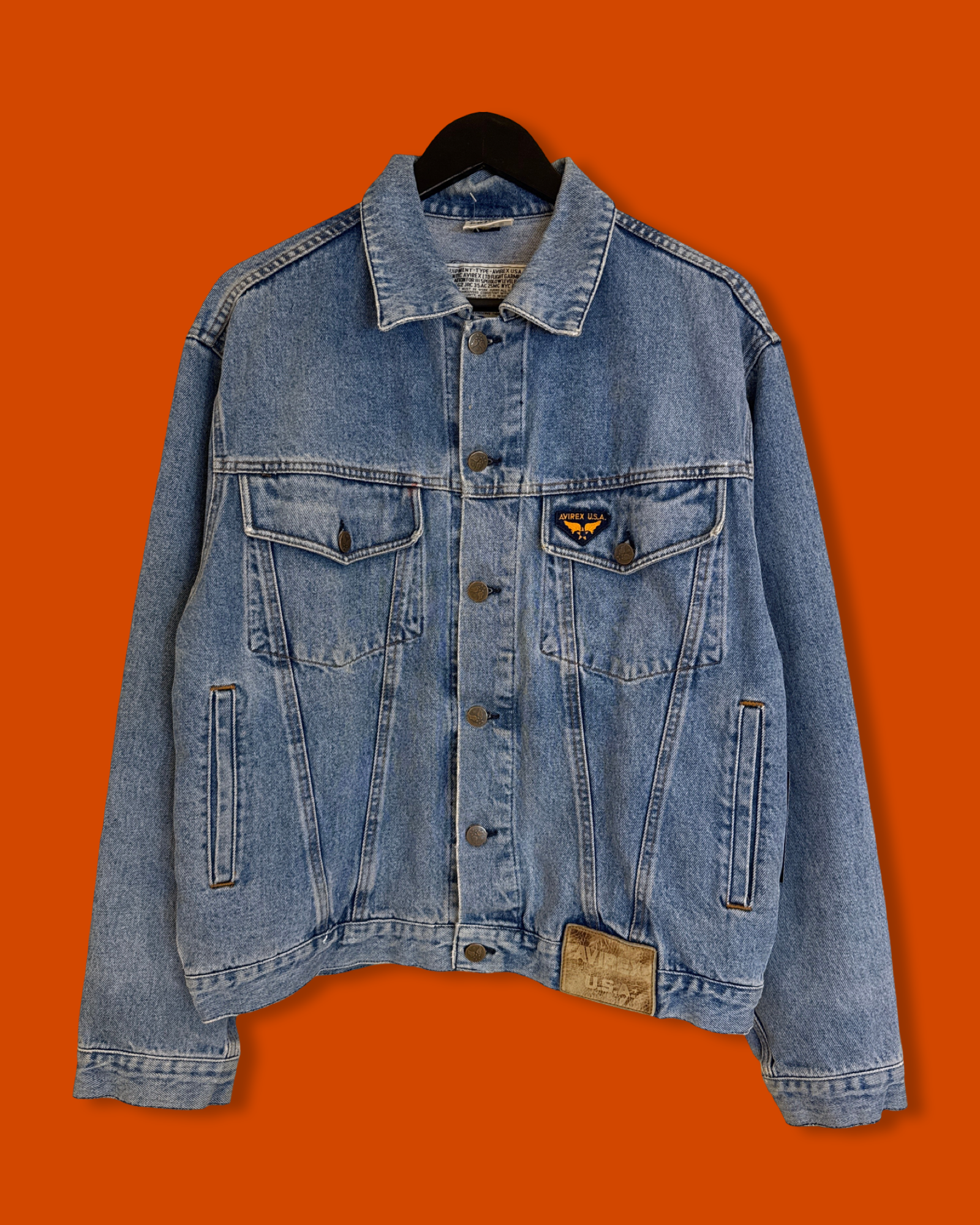Vntg Avirex Denim Jacket (Medium)