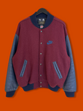 Vntg 90s Nike Wool/Leather Varsity Jacket (Fits Large)